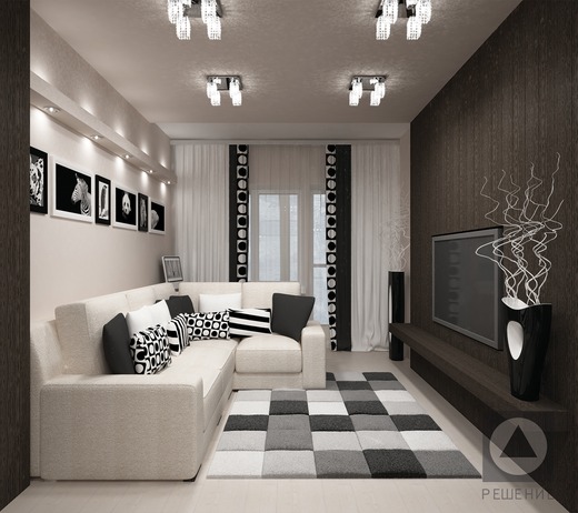 Pojedinačni dizajnerski projekti za dvosobne stanove u rasponu od 53 do 55 m²