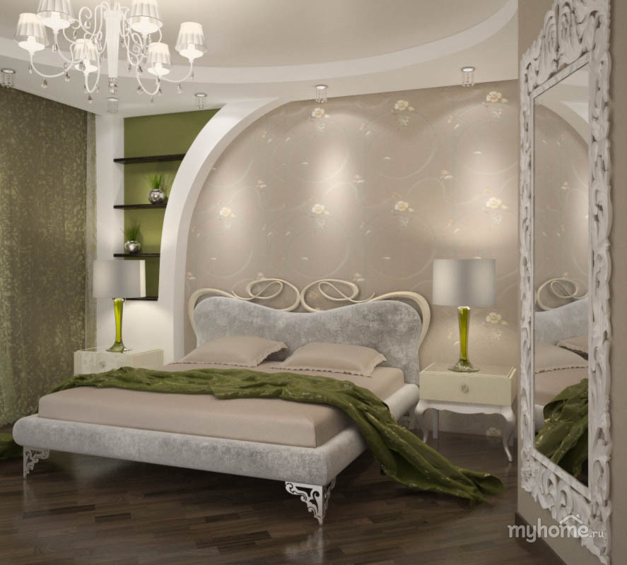 Дизайн Спальни С Аркой Над Кроватью